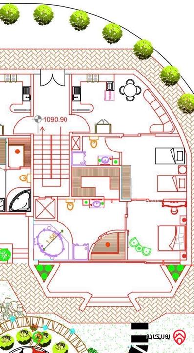 ارض سكنية مساحة 1 دونم و 260م للبيع أو للمبادلة في عجلون راس منيف موقع رائع