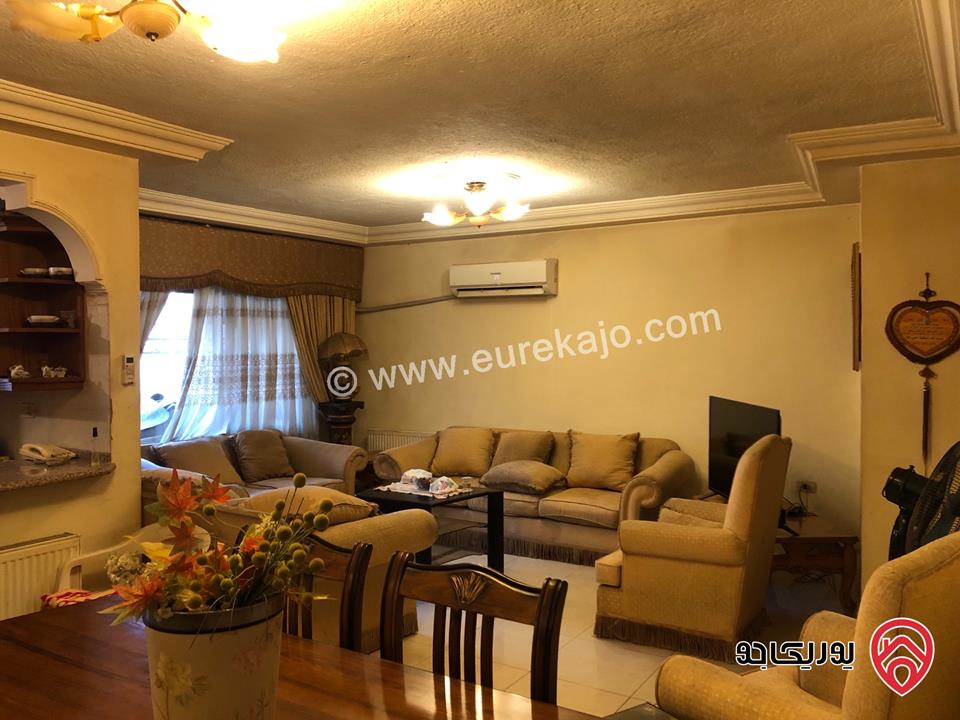 شقة مفروشة مساحة 124م طابق ثالث للبيع في عمان - تلاع العلي 