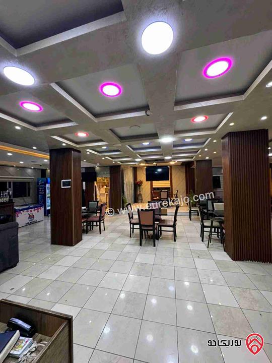 مقهى مساحة 250م طابق ثاني للبيع في عمان - الجبيهة شارع الجامعة الاردنية