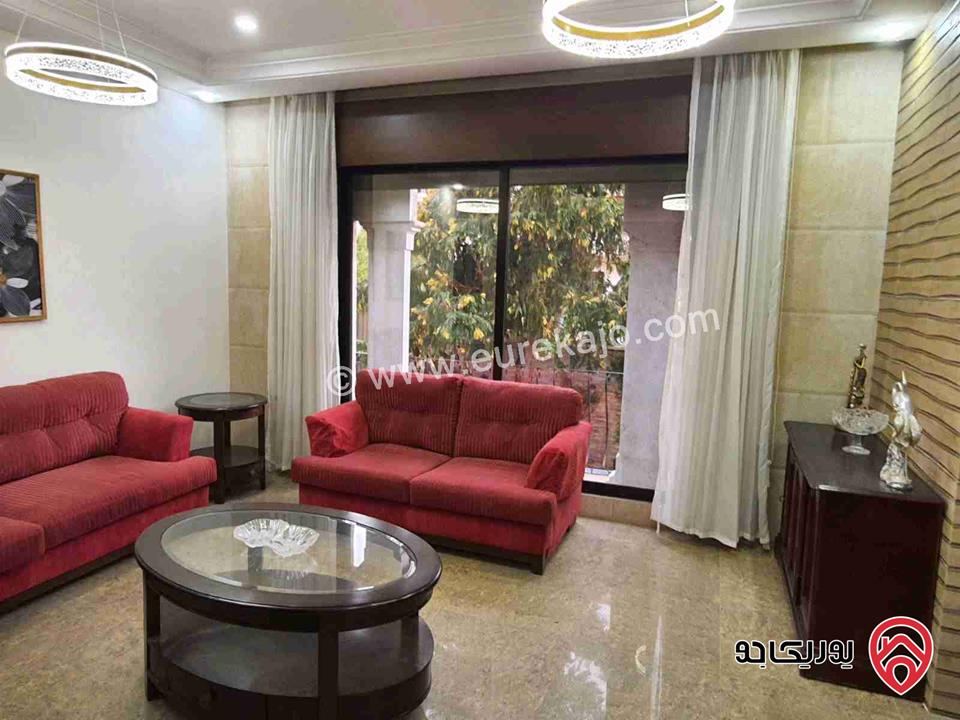 Furnished ground apartment 160 sqm for rent in Amman - Alrabiyeh