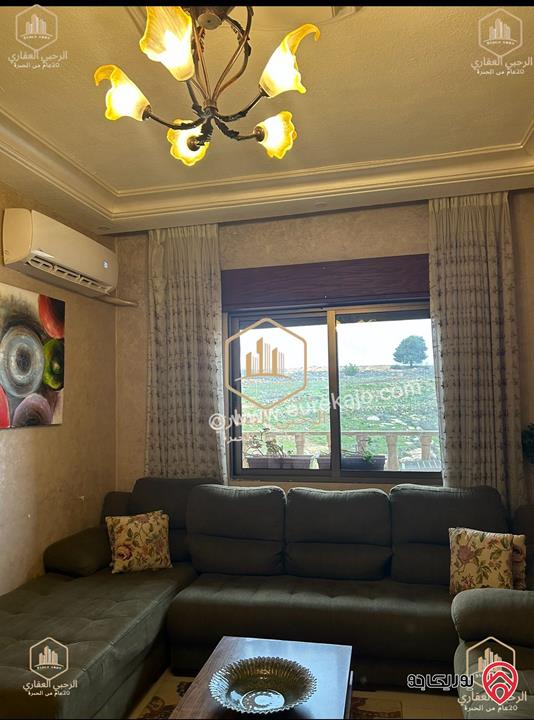 شقة مفروشة مساحة 150م طابق ثالث للايجار في عمان - تلاع العلي 