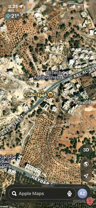 أرض مساحة 645م للبيع في عمان - بلال بدر الجديدة