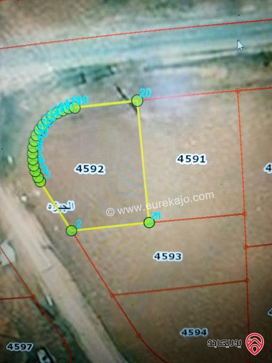 أرض سكنية مساحة 413م للبيع من أراضي جنوب عمان - الجيزة