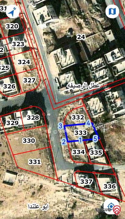 ارض استثمارية مساحة 388م للبيع في عمان - صالحية العابد بالقرب من ملعب نادي شباب الحسين