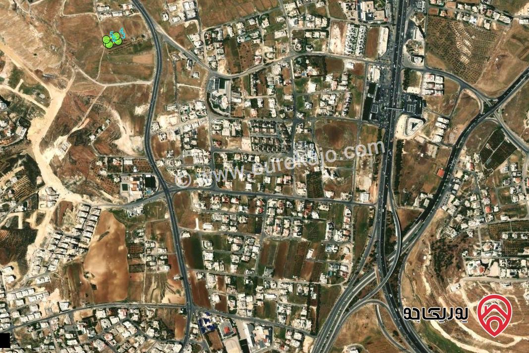 قطعة أرض استثمارية سكنية مساحة 989م للبيع من أراضي غرب عمان وادي السير حوض الدمينة