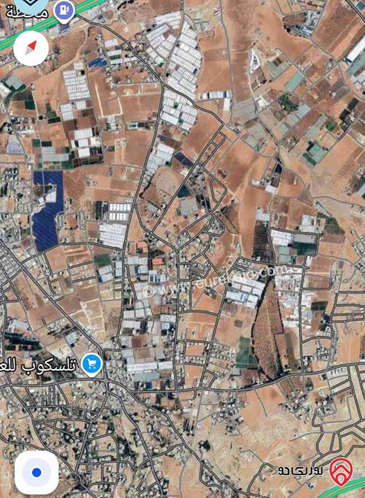 قطعه ارض مساحة 28 دونم استثمارية داخل التنظيم للبيع في عمان - ابو نصير