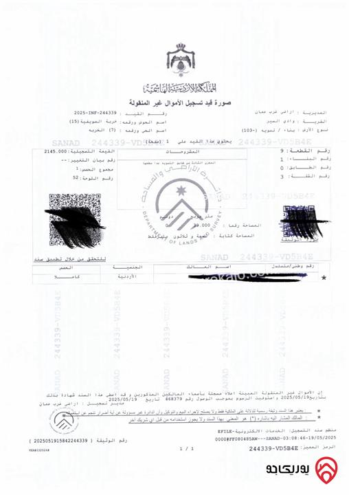 مخازن عدد 4 مساحة إجمالية 218 م² للبيع في عمان - الصويفية