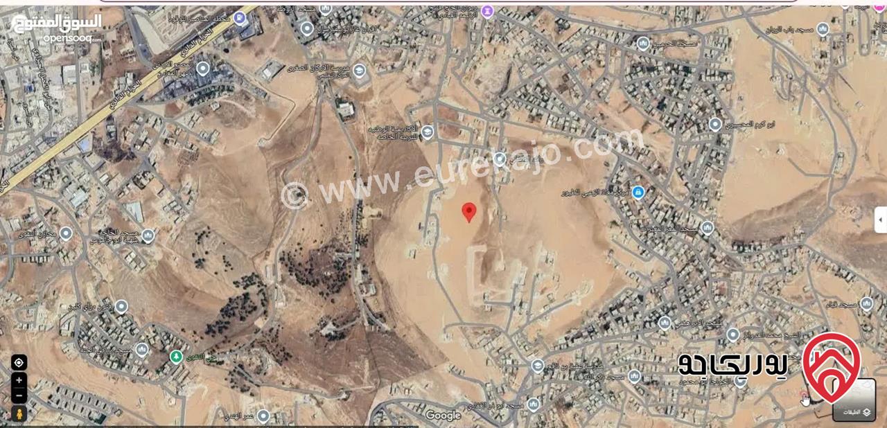 ارض مساحة 320م للبيع من اراضي شرق عمان قريبة من طريق الحزام الدائري منطقة سكنية جديدة واصلها الخدمات بسعر لقطة