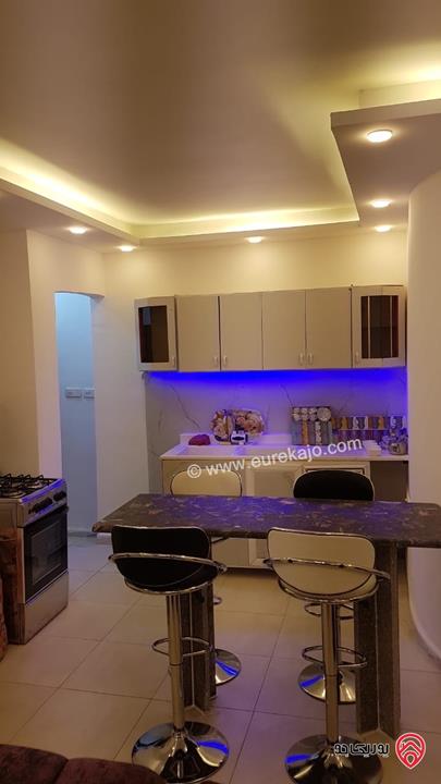 شقة مفروشة مساحة 100م طابق ثاني للايجار في عمان - الدوار السابع للعائلات والطلاب