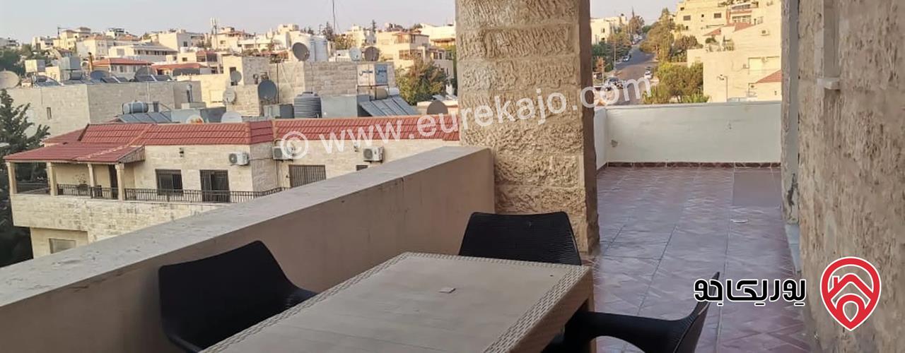 رووف مفروش مساحة 120م للايجار في عمان - دير غبار 