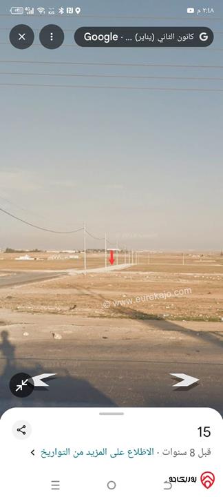 أرض مساحة 500م للبيع في عمان – الجيزة قرب جسر المطار