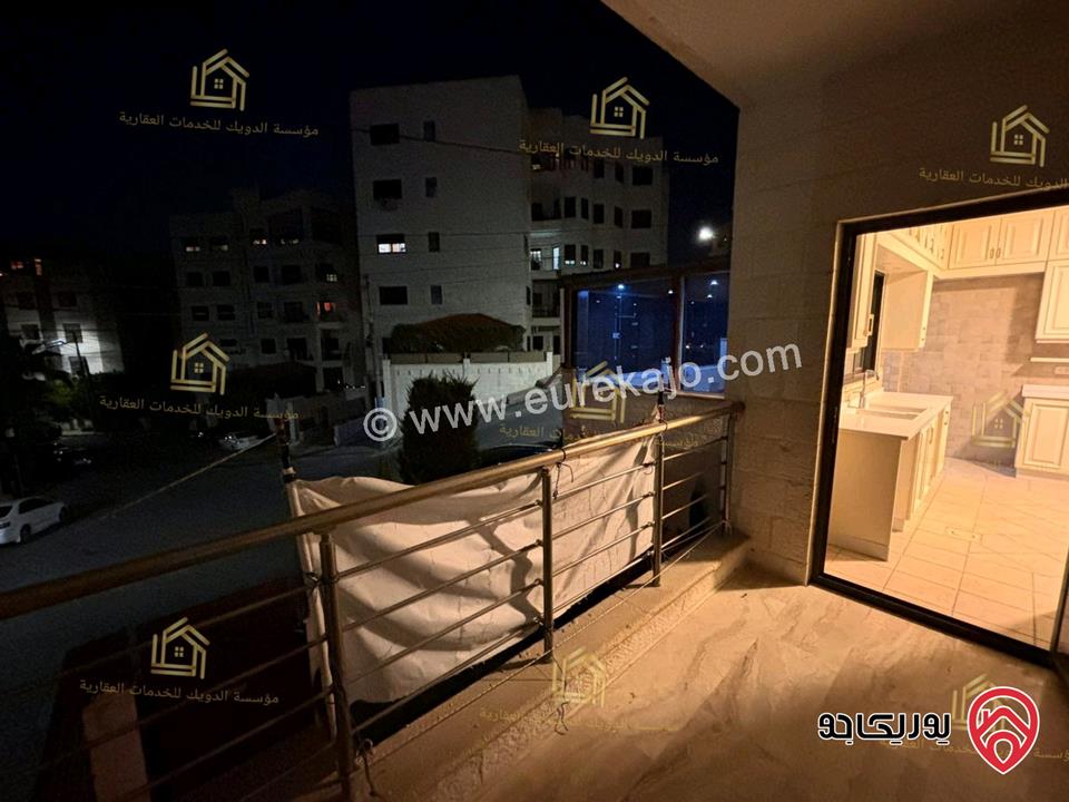 شقة فارغة طابق ارضي مساحة 200م داخلي مع 40م ترس للايجار في عمان - دير غبار 