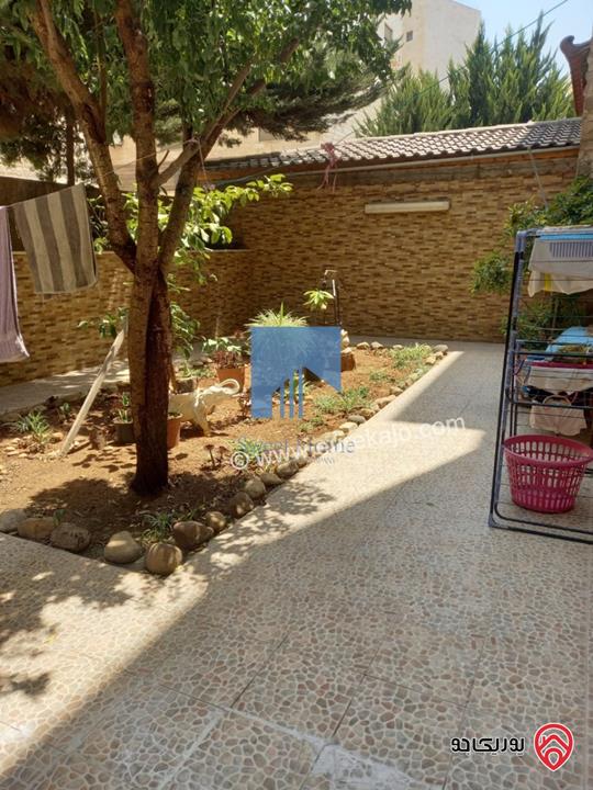 شقة أرضية مساحة 130م مع حديقة وترسات 140م للبيع في عمان - خلدا