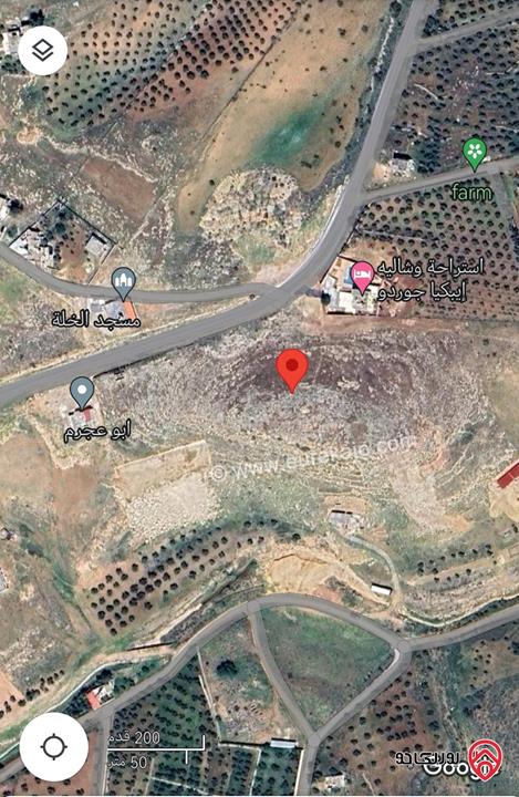 ارض مساحة 1363م للبيع في الزرقاء - بيرين الخلة مقابل مسجد الخلة 