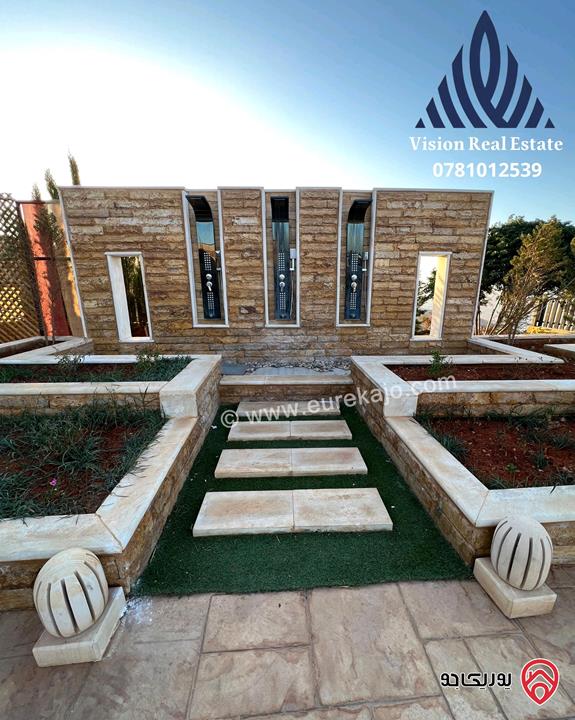 مزرعة مساحة الأرض 4 دونم و البناء 1250م للبيع في السلط - الصبيحي