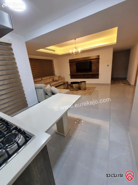 شقة مفروشة طابق أول مساحة 200م للايجار في عمان - عبدون 