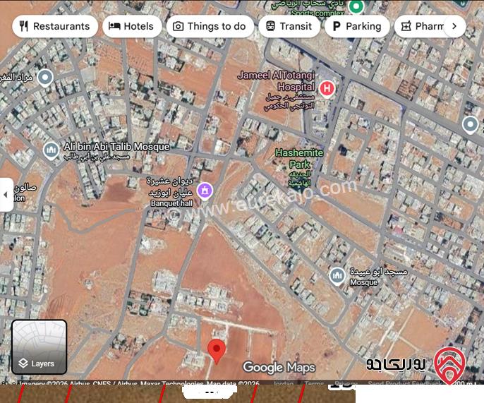 ارض سكنية مساحة 720م للبيع في عمان - سالم حوض شاكر الجنوبي