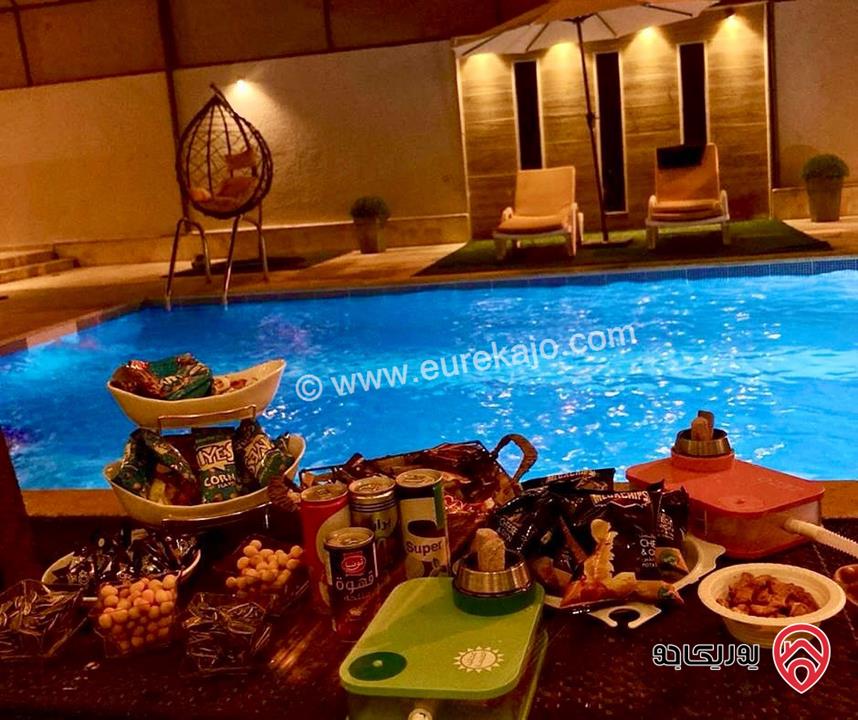 شاليه للايجار اليومي في طريق البحر الميت - جوفة الكفرين