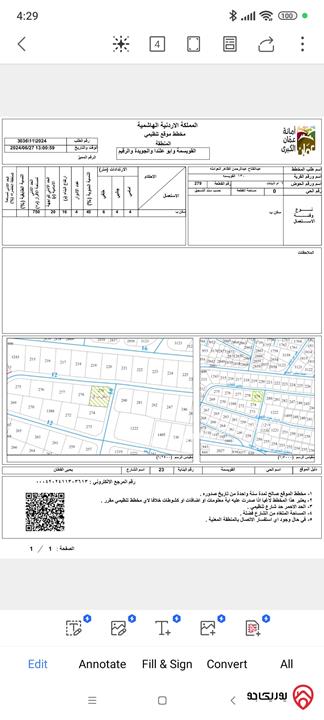 ارض مساحة 984م مع بناء طابقين للبيع في عمان - القويسمة