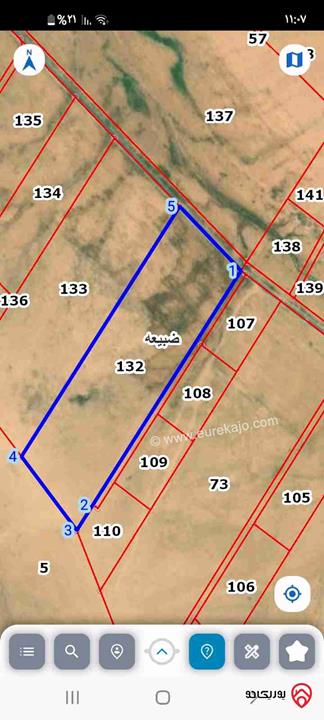 قطعة أرض مساحة 25 دونم للبيع من أراضي جنوب عمان - ضبعة من المالك مباشرة 