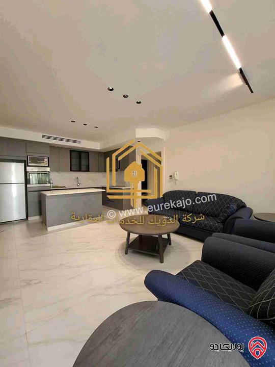 شقة مفروشة فاخرة طابق ثاني مساحة 93م للإيجار في عمان - الدوار الخامس 