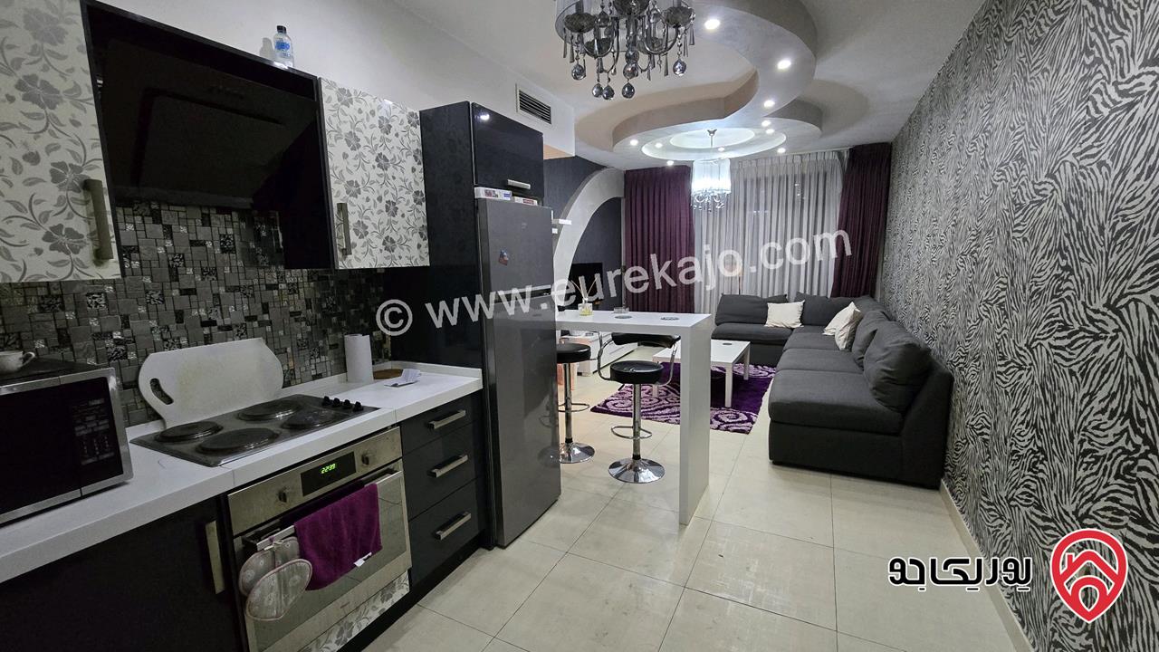 شقة مفروشة مساحة 100م طابق ثاني للايجار في عمان - دير غبار 