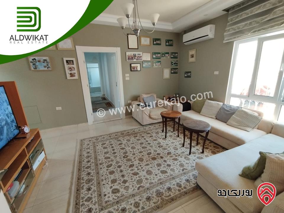 شقة مفروشة للبيع في عمان - الصويفية طابق رابع مساحة البناء 230م ومساحة الترس 175م