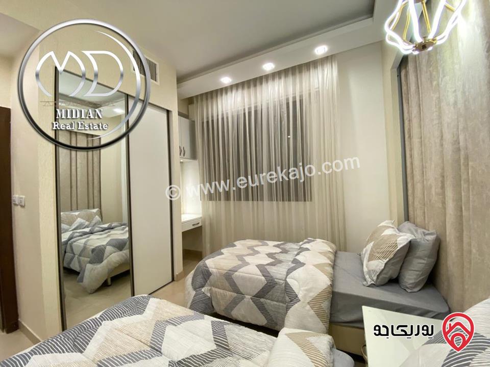 شقق مفروشة للايجار في عمان - ام السماق مساحات 100م تشطيبات و ديكورات فاخرة فرش فندقي اطلالة جميلة بأسعار مميزة