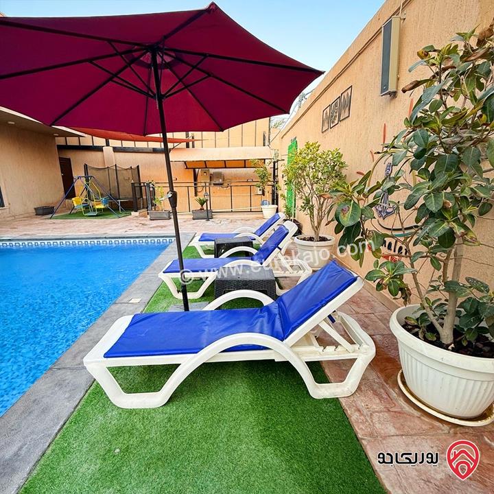 شاليه/مزرعة مساحة الأرض 400م والبناء 200م للبيع في البحر الميت - جوفة الكفرين