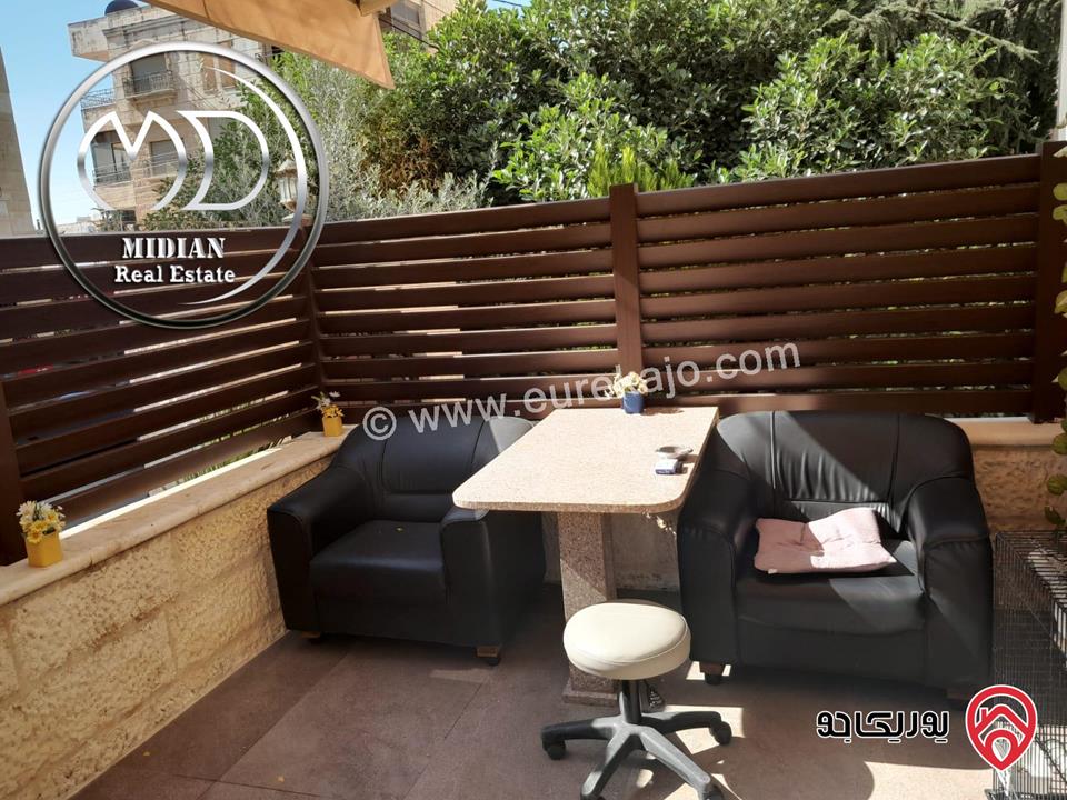 شقة ارضية للبيع في عمان - الدوار السابع مساحة 185م مع ترس 30م سوبر ديلوكس بسعر مميز