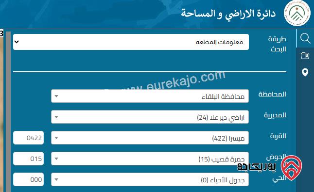 ارض مساحة 1017م للبيع في السلط – مثلث العارضة   