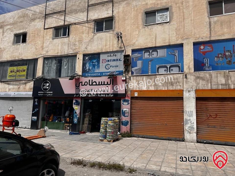 محل تجاري بابين 130م للايجار في عمان - ابو علندا شارع المحكمة 