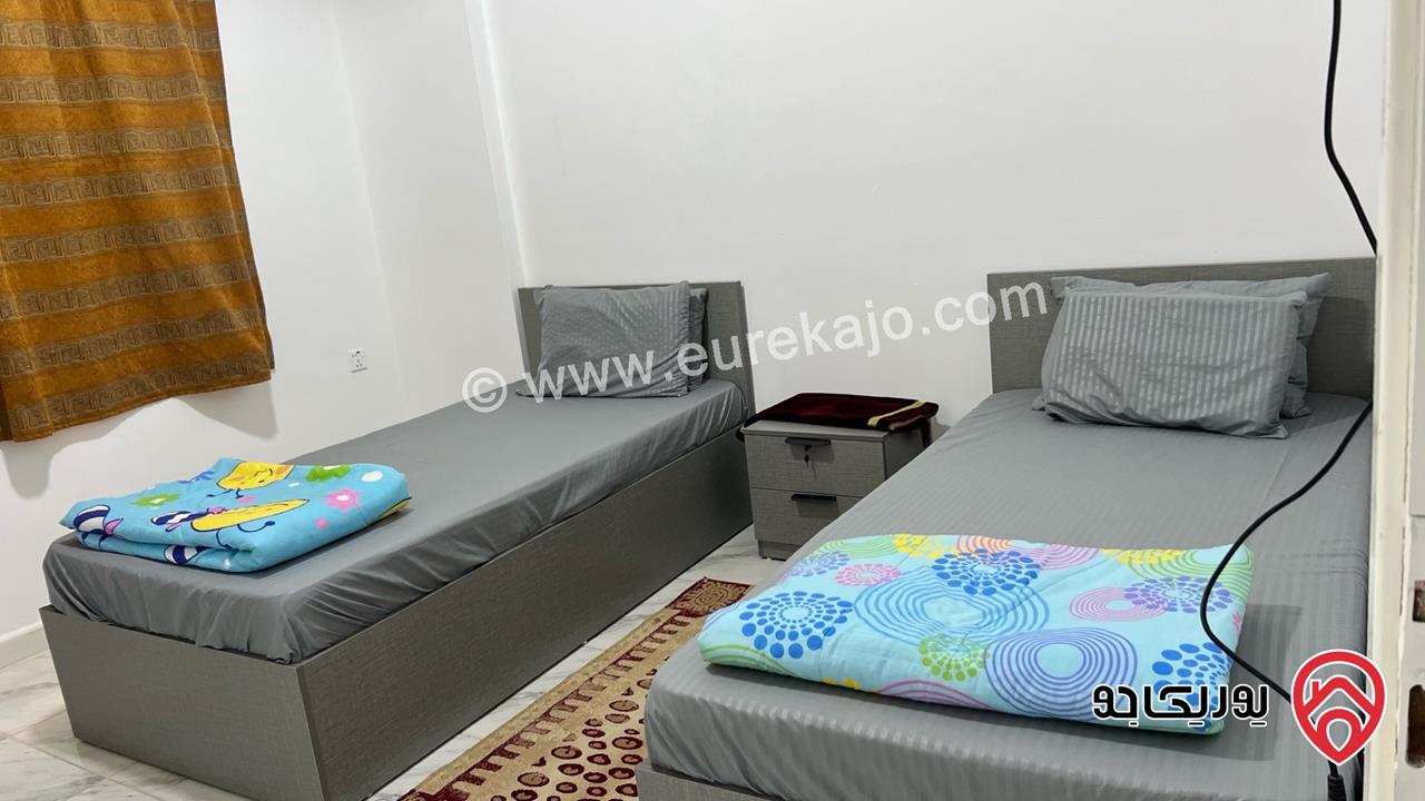 Furnished apartments for rent // شقة مفروشه للايجار في اربد - الحي الجنوبي مساحة 125م 