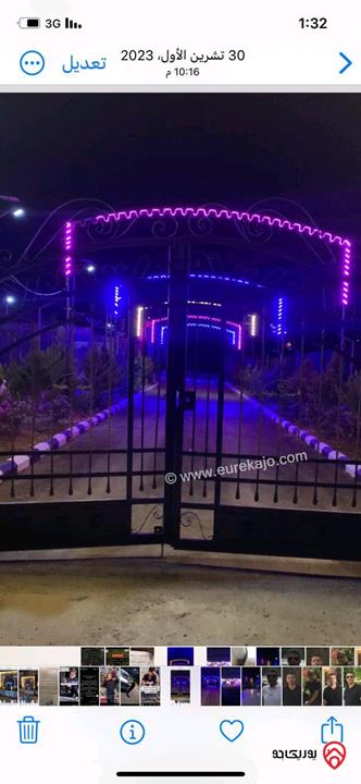 مزرعة مساحة البناء 220م على أرض 3400م مجهزة بالكامل للبيع داخل كومباوند خاص في المفرق