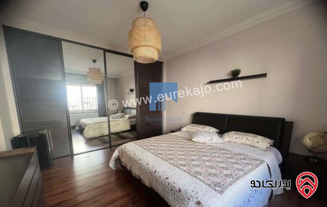 شقة مفروشة فاخرة للبيع في عمان - الجندويل طابق ثالث 185م تشطيب سوبر ديلوكس