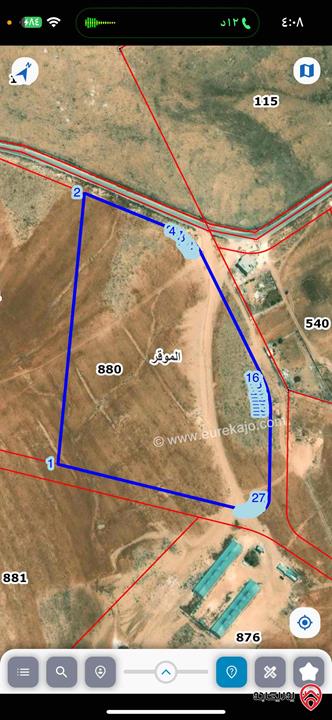 قطعة ارض مساحة 39 دونم و 327م للبيع في عمان - الموقر