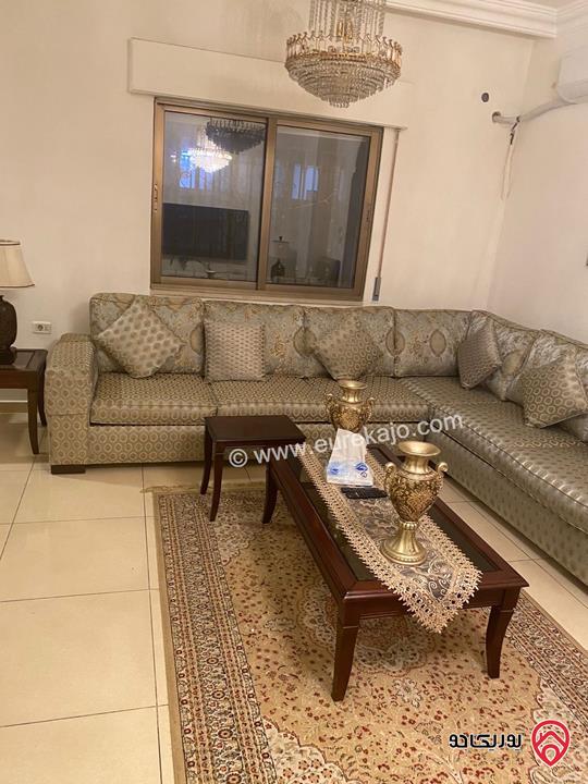 شقة مفروش طابق ارضي مساحة 170م للايجار في عمان - دير غبار