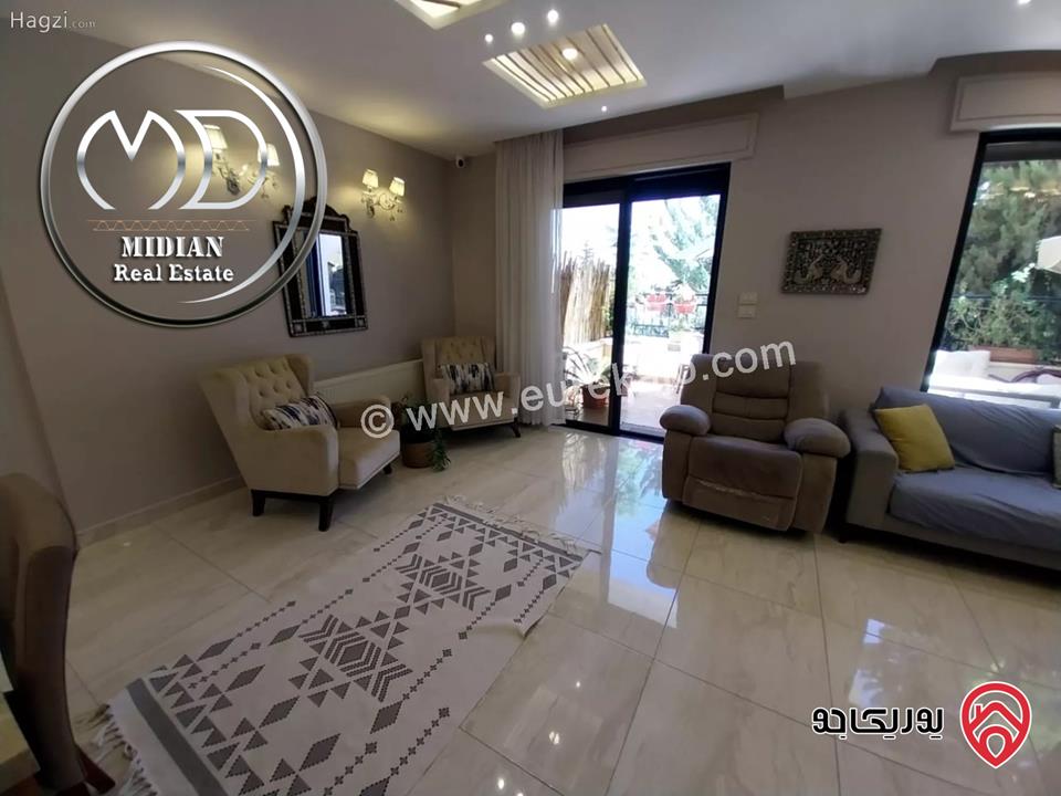 شقق طابقية مفروشة فاخرة للايجار ام السماق مساحات 225م تشطيبات و ديكورات سوبر ديلوكس اطلالة جميلة