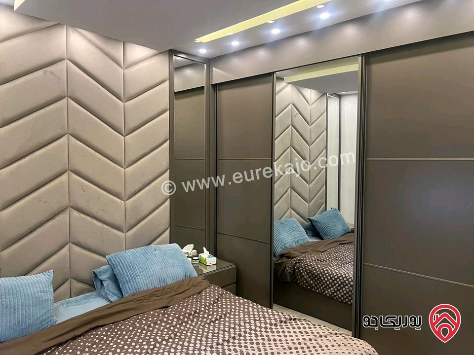 شقة أرضية مساحة 113م داخلي وخارجي 90م للبيع مفروشة في عمان - ضاحية الأمير راشد من المالك مباشرة