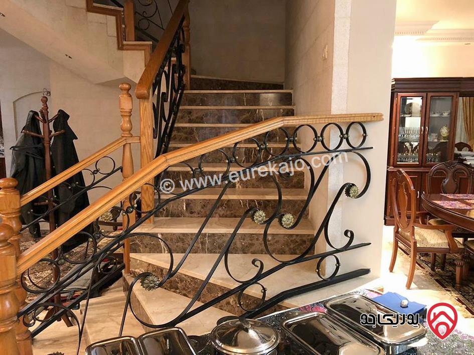 فيلا مستقلة مفروشة مساحة البناء 650م للإيجار في عمان -الكرسي