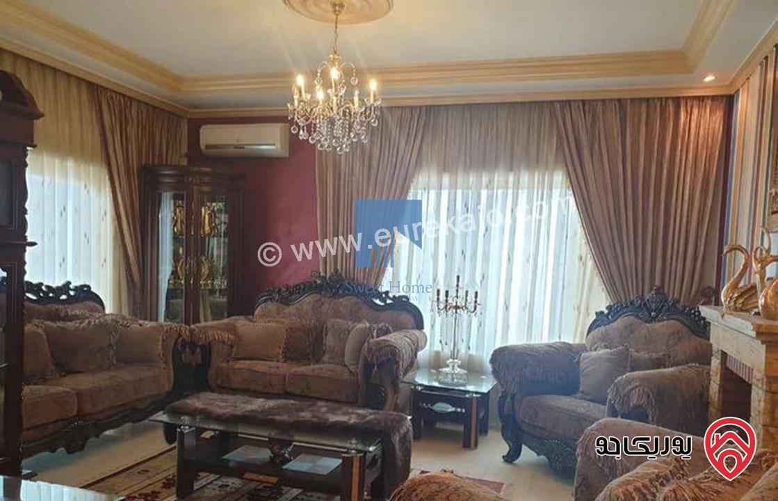 شقة مفروشة فاخرة للبيع في الكرسي - قرب المخابرات طابق ثاني 160م تشطيب سوبر ديلوكس بسعر مغري