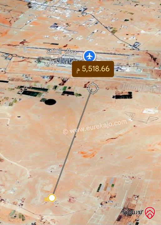قطعة أرض مساحة 13 دونم للبيع من أراضي جنوب عمان - السيفية