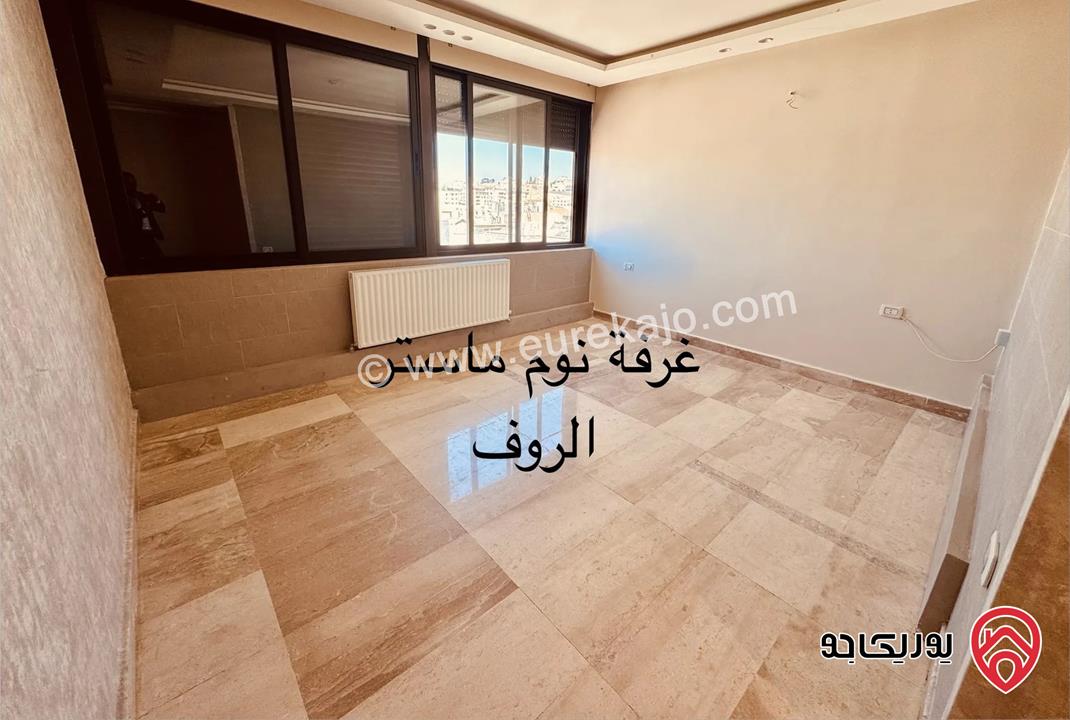 شقة فاخرة طابق ثالث مع روف مساحة 405م للبيع في عمان - خلدا