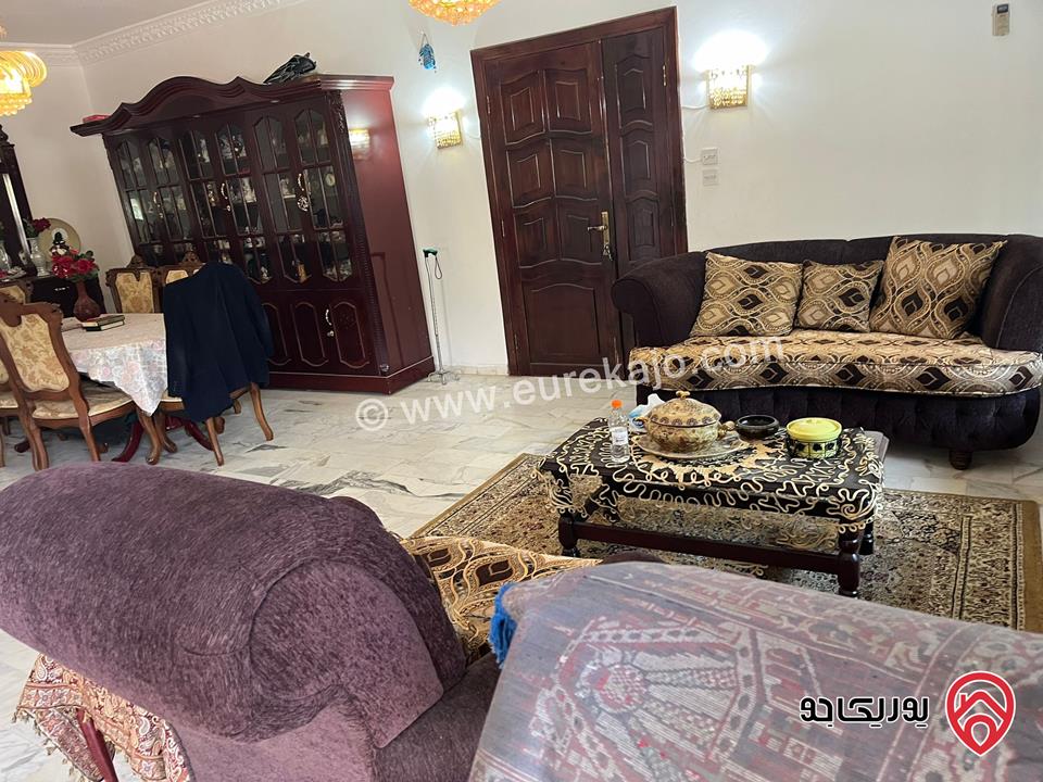 شقة مفروشة مساحة 210م طابق أول للايجار في عمان - ضاحية الرشيد