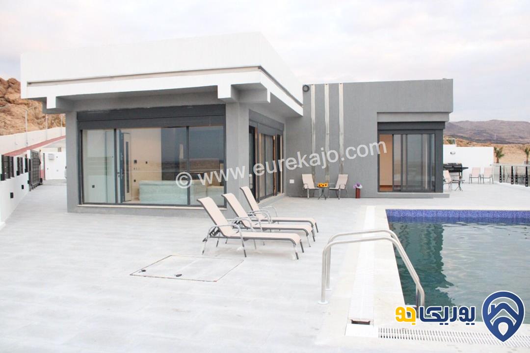 شاليه - مزرعة مساحة الأرض 500م ومساحة البناء 132م للبيع في البحر الميت 