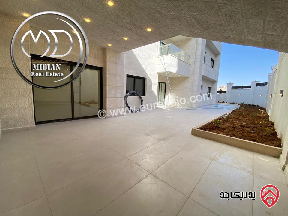 شقق ارضية وشبه ارضي للبيع في عمان - الرابية مساحات 150م & 160م مع تراسات و حدائق جديدة لم تسكن بأسعار مميزة