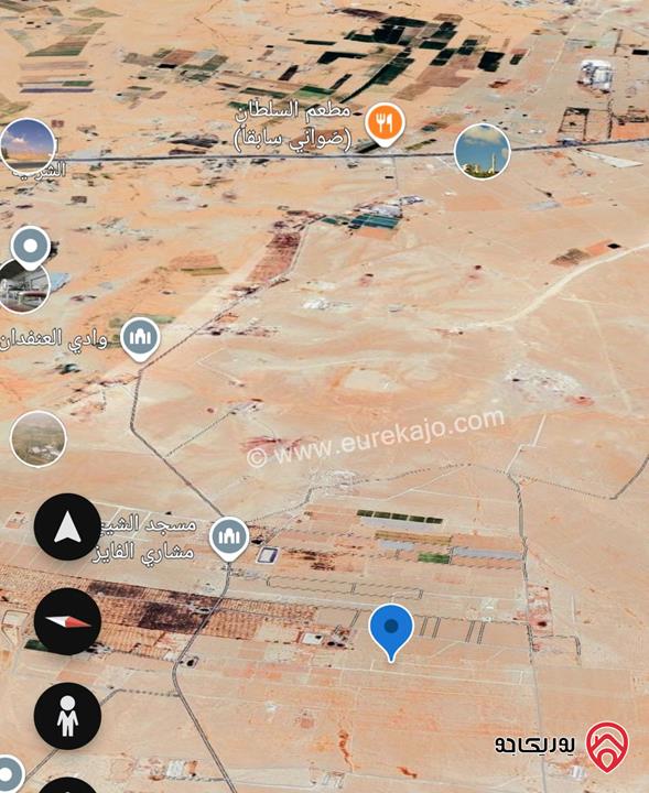 عدة قطع أراضي مساحة 4 دونم كل قطعة للبيع في عمان - السيفيه 