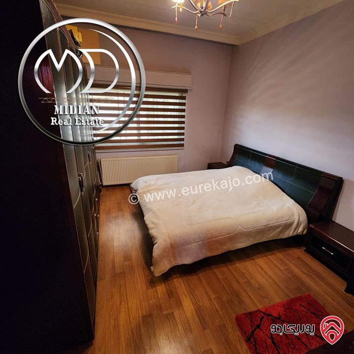 شقة شبه ارضي مفروشة للبيع في عمان - خلدا مساحة 225م مع ترس 50م تشطيبات و ديكورات سوبر ديلوكس بسعر مميز جداً