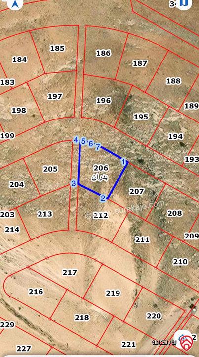 أرض مساحة 500م للبيع في عمان - شفا بدران أم شطيرات 