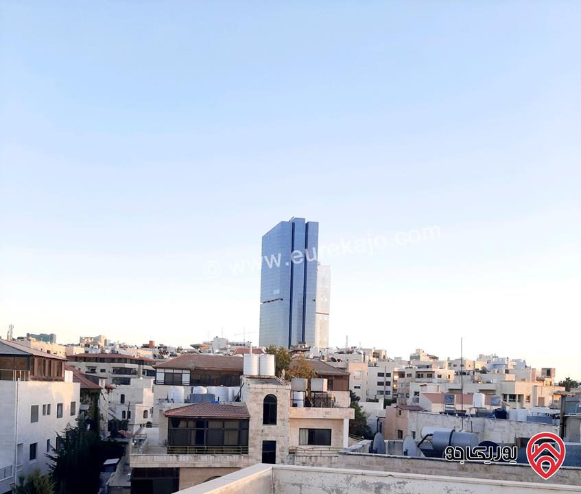 روف مفروش مساحة 60م للإيجار في عمان - أم اذينة من المالك مباشرة 